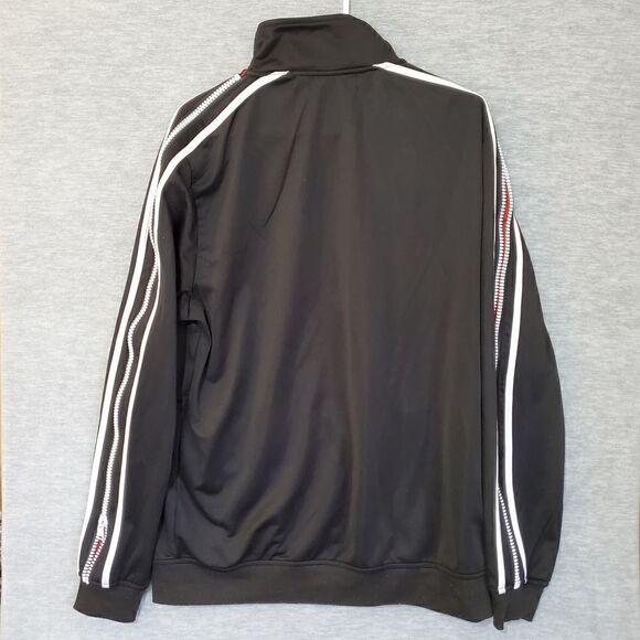 Rebel Minds Jacket Mens XL Black Track Full Double Zip - Picture 6 of 7